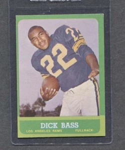 1963 Topps Football #39 Dick Bass (Rams) (Purple) Ex-Mt A1 - Picture 1 of 1