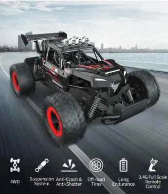 1:14 2,4 G Ferngesteuertes Auto High Speed 4WD RTR Offroad RC Monster Truck - Bild 1 von 4