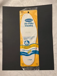 Vintage 60/70s Dr. Scholls Insoles Men’s Air Pillo Size 9 SEALED - Picture 1 of 1
