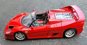 Ferrari f50 burago 1/18 scale die cast car made in Italy Italia preowned no box - Picture 1 of 14