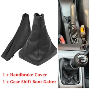 Fit Vauxhall Astra G 1998-04 Handbrake Gear Shift Boot Gaiter Gaitor PU Leather - Picture 1 of 12