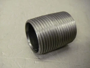 Source1 S1-02321587061 Black Malleable Iron 1" x Close Pipe Nipple NPT - Picture 1 of 2