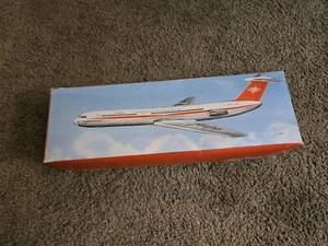 Vintage 1960s VEB Plasticart CA - ILS 62 - 741 Tin Friction Airliner. NOS ! - Picture 1 of 22