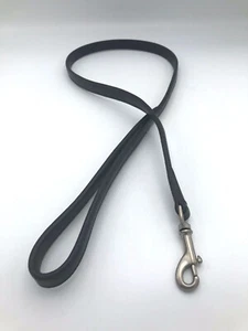 Guibert Paris Leather Dog Leash in Black 40 inch or 100cm - Picture 1 of 6