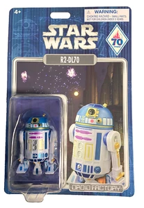 Disney Parks Disneyland 70° 2025 Star Wars R2-DL70 Figura di fabbrica di droidi - Foto 1 di 2