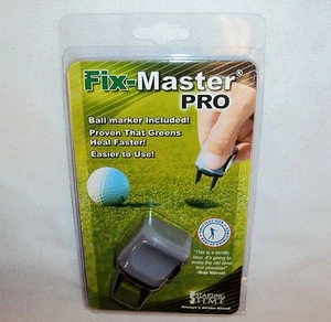 Herramienta de reparación Fix-Master PRO Divot ~ marcador de bola incluido ~ hora de inicio golf - Imagen 1 de 1