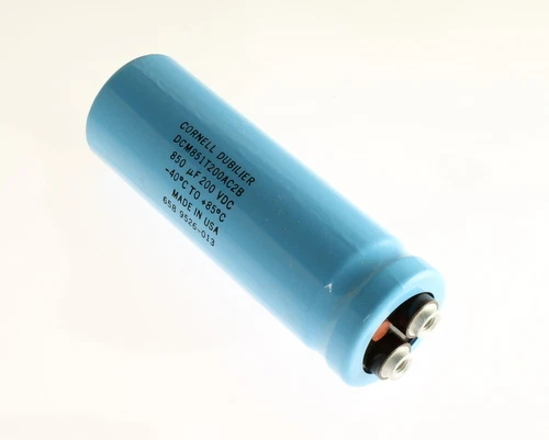 (2 piezas) Condensador electrolítico de aluminio de lata grande 850 uF DC 85C Foto 1 de 1