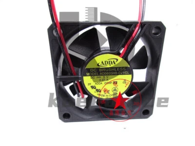 New ADDA AD0605HB-D71GL 6015 DC5V 0.37A 6CM switch cooling fan - Image 1 of 2