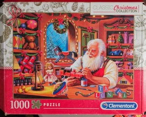 Clementoni 1000 Teile Puzzle Santa Workshop Christmas Collection KOMPLETT - Bild 1 von 8