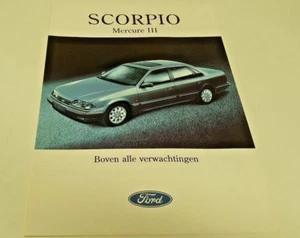 1993 FORD SCORPIO MERCURE III German Issue Sales Brochure - Foto 1 di 2