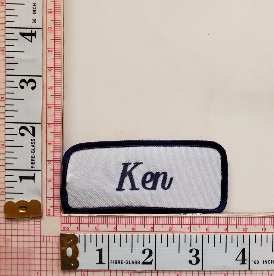 Ken Name Tag Uniform Jacket Vest Patch Crest Badge - Image 1 of 1