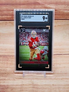 2022 Chronicles Panini Brock Purdy Rookie RC #PA-19 49ers SGC 9 MINT - Picture 1 of 2