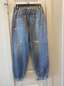RAG & BONE Miramar Sweatpant Denim Jogger Small, Indigo Wash - Picture 1 of 3