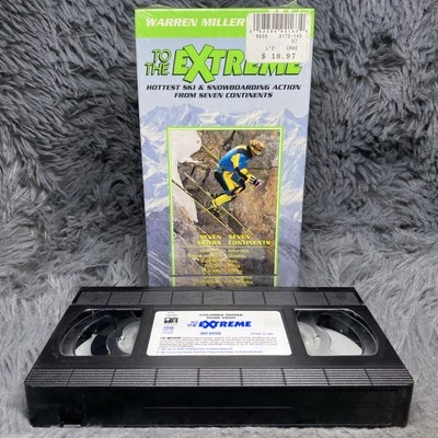 Warren Millers To the Extreme VHS Tape 1991 Skiing Snowboard Seven Continents — 第 1/4 张图片