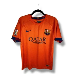 Nike FC Barcelona 2014 2015 Away Football Soccer Jersey Men’s Size Large Junior - Picture 1 of 3