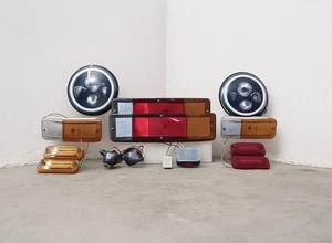 Fit For Suzuki Samurai/Jimny - Complete Led Set With Led Head Light / Tail Light - Foto 1 di 2