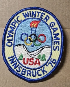 Olympic Winter Games Innsbruck '76 Sew On Embroidered Patch. TB69 - Picture 1 of 3