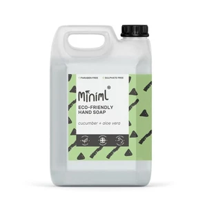 Miniml Hand Soap Wash Liquid 5L Refill - Cucumber & Aloe Vera Infused Eco - Picture 1 of 5
