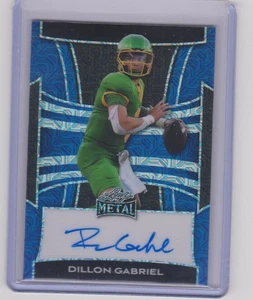 2025 Leaf Metal Blue Mojo Dillon Gabriel #2/4 Auto Autograph Cleveland Browns - Picture 1 of 2