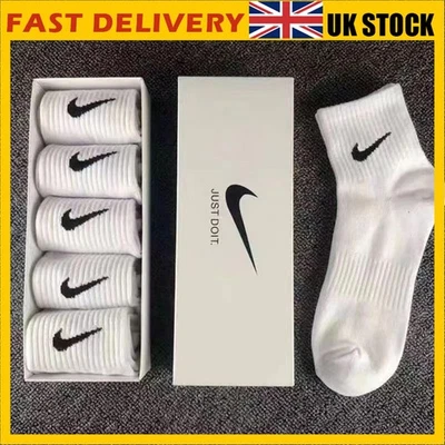 SOCKS 5 PAIRS/PACK LIGHTWEIGHT CREW ANKLE MENS WOMENS GIRLS BOYS SPORTS SOCKS - Image 1 of 4