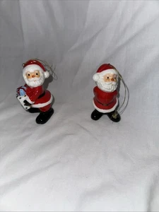 Vintage Weihnachtsmann Ornamente 2er Set - Bild 1 von 6