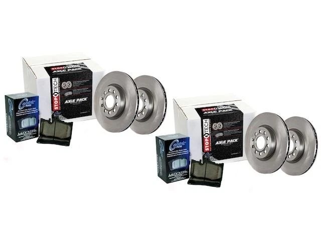 Kit de pastilha de freio e rotor Centric 42277CSHQ para 1999-2004 Chrysler 300M - Imagem 1 de 2