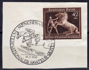 German Reich 699 The Brown Band By Germany 1939 With Special Postmark - Imagen 1 de 1
