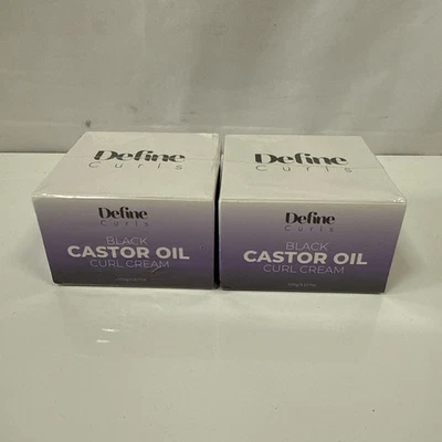 Define Curls Black Castor Oil Curl Cream 100g Sealed X2  - Image 1 of 4