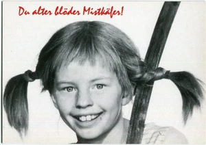 AK Inger Nilsson, Pippi Langstrumpf, DU ALTER BLÖDER MISTKÄFER 80/90er - Picture 1 of 1