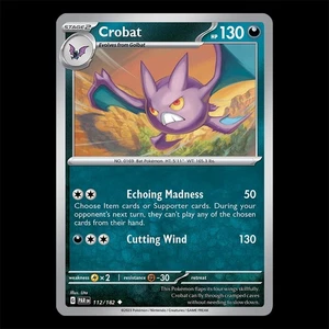 Tarjeta Pokémon Paradox Rift - Crobat 112/182 - TCG - Imagen 1 de 1