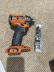 Herramienta de atornillador de impacto sin escobillas inalámbrica Ridgid 18V 3 velocidades solo herramienta R862311B - Imagen 1 de 2