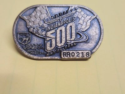 1996 Indy 500 Bronze Pit Badge - Image 1 of 2