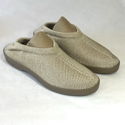 NUEVO Zapatos Arcopedico Talla 43/10 Mujer Tostado Tejido Malla Sin Cordones Mocasines Calcetín Anatómico Foto 1 de 4