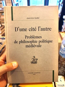 D'une cité l'autre. Problème de philosophie politique médiévale | J. Quillet - Bild 1 von 1