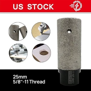 Diamond Milling Finger Bits Drilling Tile Marble Stone Hole Saw Cutter 25mm Core - Picture 1 of 11