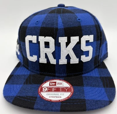 Crooks and Castles New Era 9Fifty Sombrero Trasero Franela Azul Foto 1 de 3