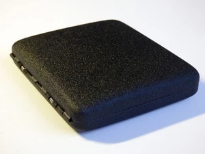 Estuche de cigarrillos Black negro superficie estructural metal ⁕ nuevo New ⁕ Z51 - Imagen 1 de 4