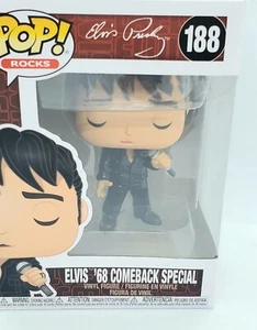 Funko Elvis Comeback Special Rocks: '68 4 inch vinyl figure & Free Protector NEW - Picture 1 of 5