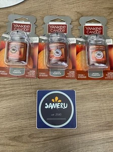 NEU YANKEE CANDLE AUTO GLAS ULTIMATE SPICED PUMPKIN X 3 VERSIEGELT KOSTENLOSER VERSAND!! - Bild 1 von 3