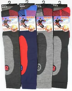 Men's Performance Ski Sock Long Thermal Winter Designer Snowboard Socks M10723 - Picture 1 of 1
