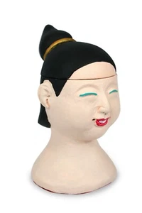 Little Heads candle holders - every one unique - NT116 - Imagen 1 de 4