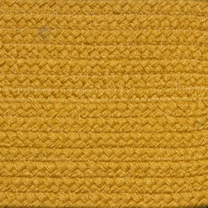 SOLID MUSTARD BRAIDED AREA RUGS By COLONIAL RUG-MANY SIZES! 106 - Picture 1 of 1