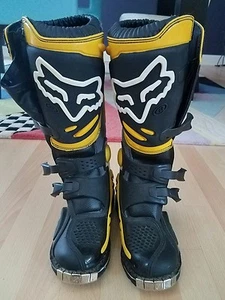 Vintage FOX motocross RACING BOOTS ..NEVER WORN - Picture 1 of 8