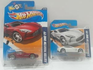Hot Wheels 2012-2011 ASTON MARTIN ONE-77 HW All Stars 12 3/10 2x - Picture 1 of 12