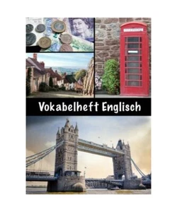 Vokabelheft Englisch: Englisch Vokabelheft, DIN A4, 3 Spalten, viele Seiten, XXL - Bild 1 von 1