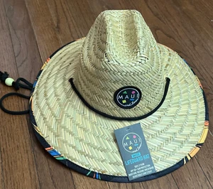 Maui Lifeguard Strohhut Neu - Bild 1 von 4