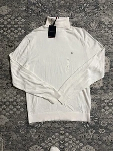 Tommy Hilfiger Men’s Turtleneck Cream Size XL NWT - Picture 1 of 4