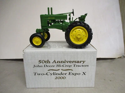 John Deere Model A High Crop Toy Tractor "2000 Two Cylinder Club" 1/16 Scale NIB - Image 1 of 4