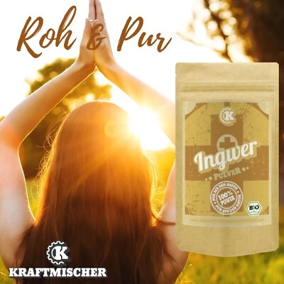 KRAFTMISCHER GMBH Ingwer Pulver BIO- 250 g - Ingwer gemahlen