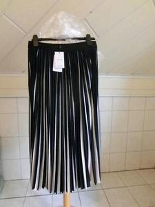 REISS - Damen Rock Faltenrock - Größe 42 - festlich elegant - Blau/Weiß - Bild 1 von 5